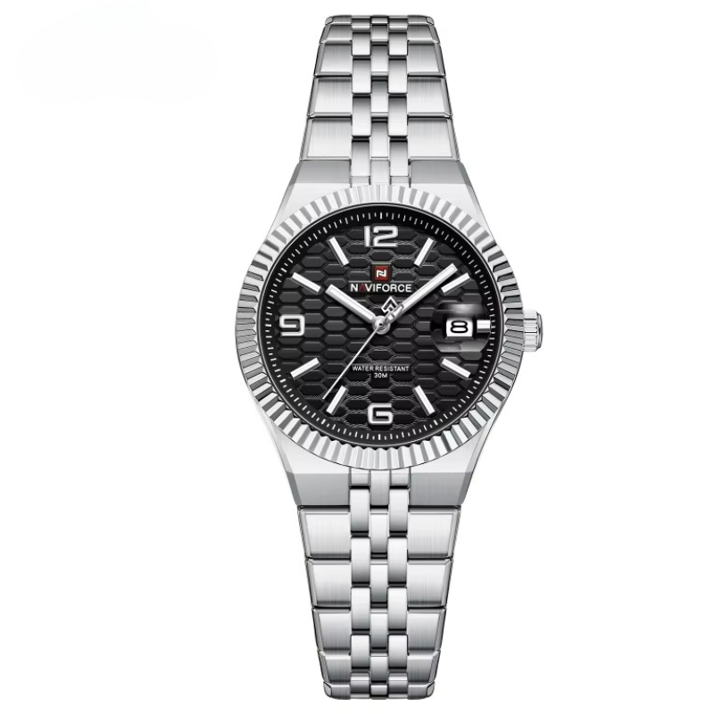 Women's Fluted Bezel Watch