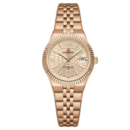 Women's Fluted Bezel Watch