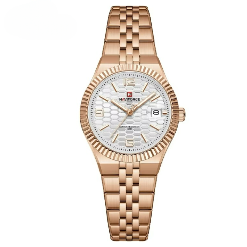 Women's Fluted Bezel Watch