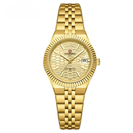 Women's Fluted Bezel Watch