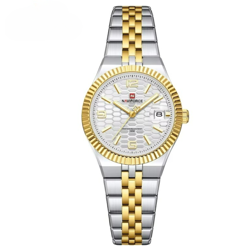Women's Fluted Bezel Watch