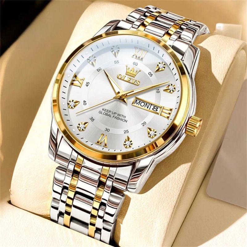 Men's Two-Tone Dress Watch