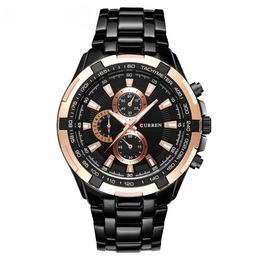 Men's Steel Bracelet Watch