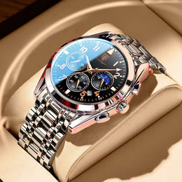 Men's Multi-Dial Steel Watch