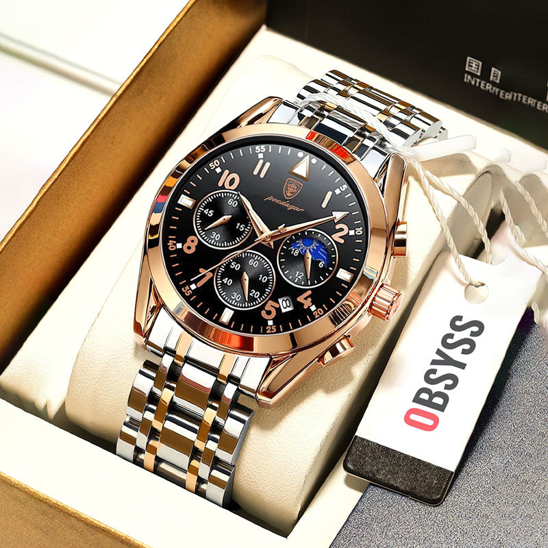 Men's Multi-Dial Steel Watch