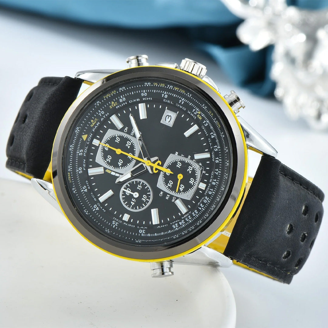Men's Aviator Chronograph Watch
