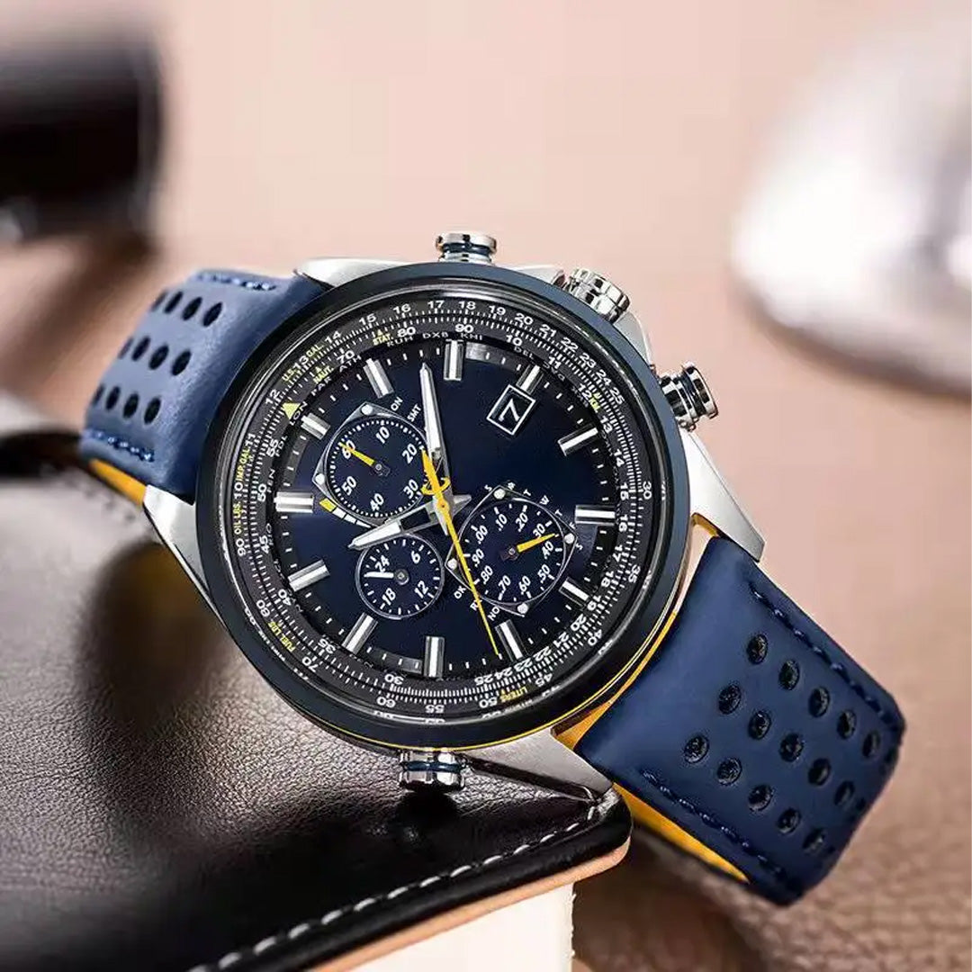 Men's Aviator Chronograph Watch