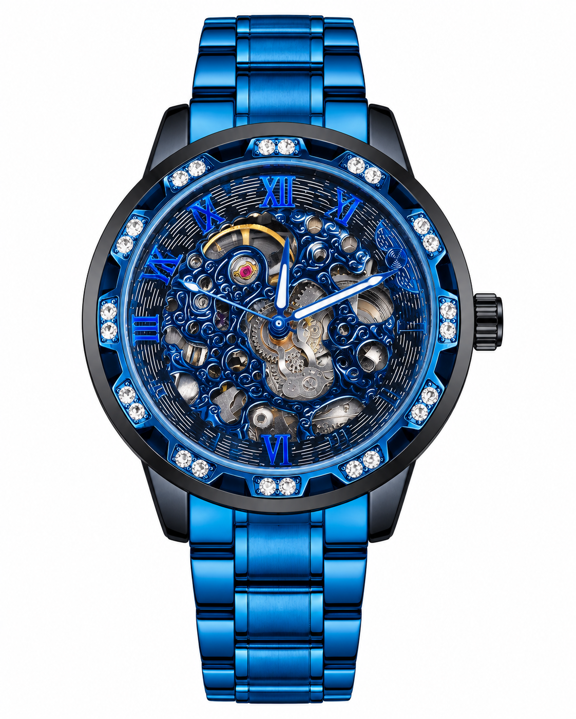 Men's Mechanical Skeleton Watch