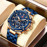 Rose Gold Blue
