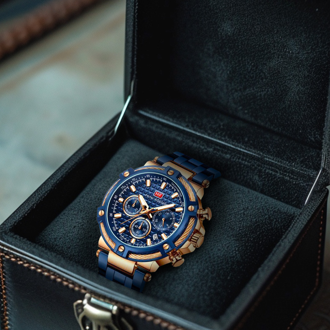 Two Tone Chronograph Watch
