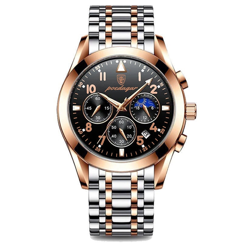Men's Multi-Dial Steel Watch