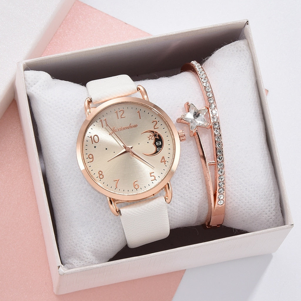 Women's Moon Dial Watch