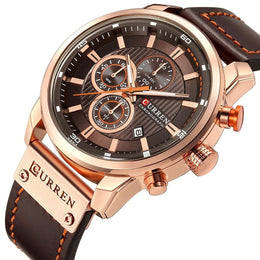 Rose Gold Chronograph Watch