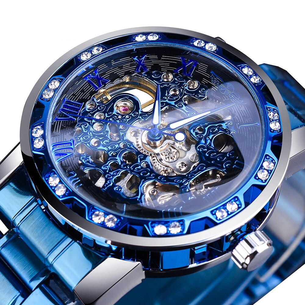 Men's Mechanical Skeleton Watch