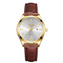 Women's Oversized Leather Watch