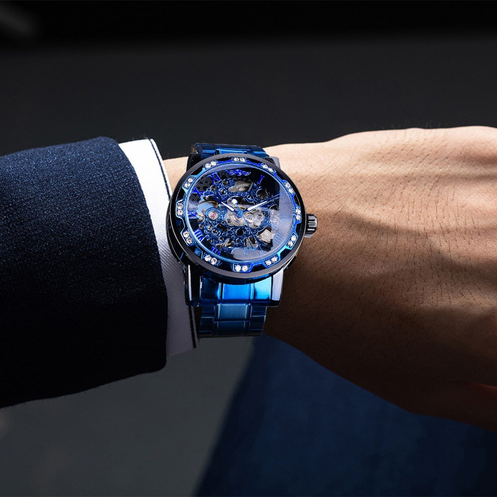 Men's Mechanical Skeleton Watch
