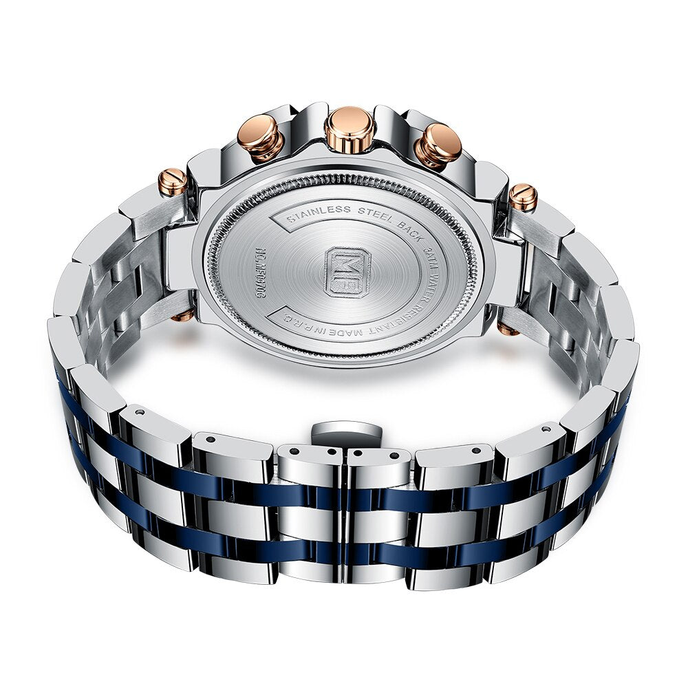 Two Tone Chronograph Watch