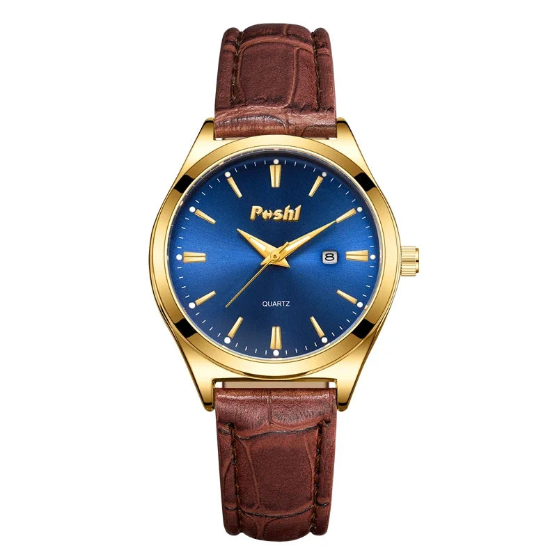 Women's Oversized Leather Watch