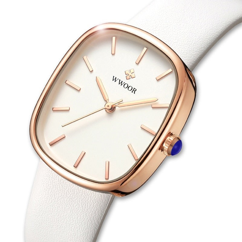 Women's Leather Strap Watch