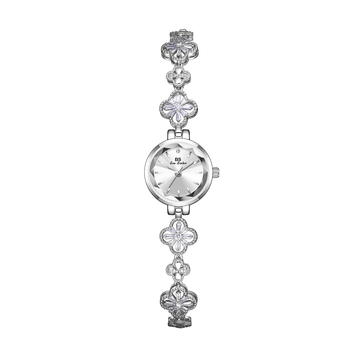 Gold Flower Bracelet Watch