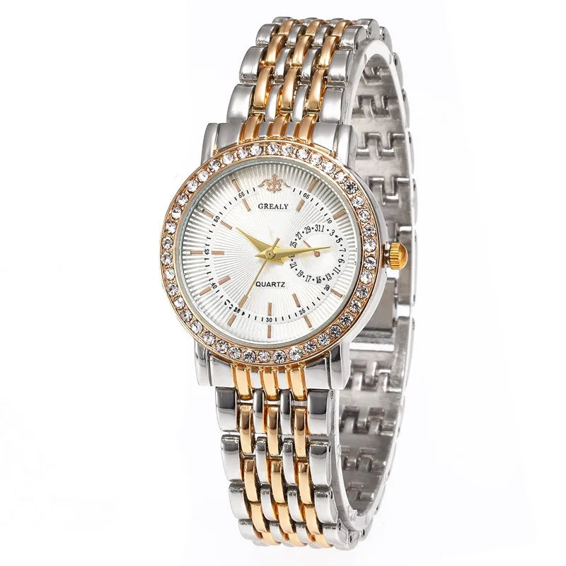 Women's Rhinestone Bezel Watch