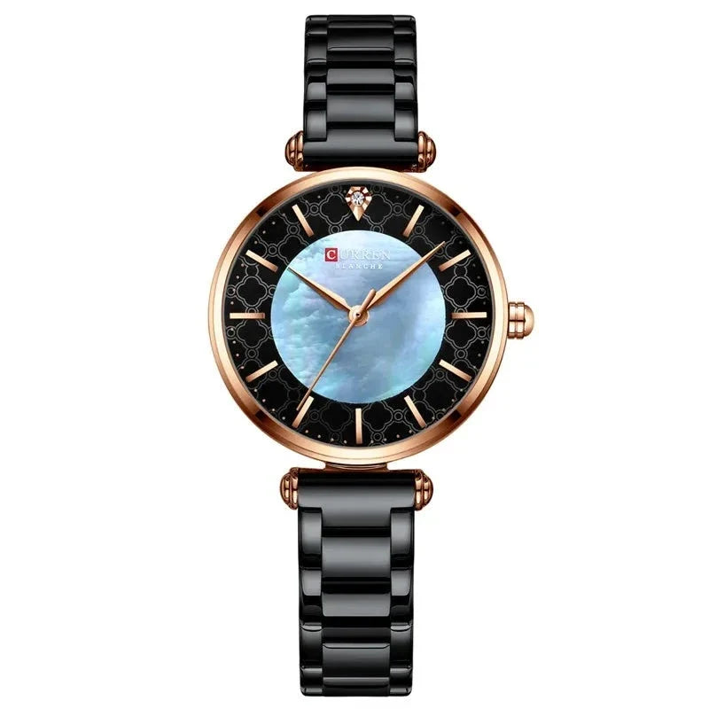 Women's Round Steel Watch