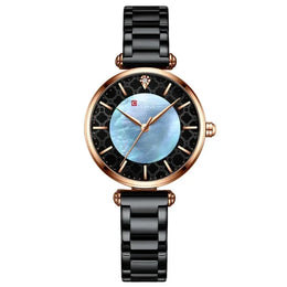 Women's Round Steel Watch