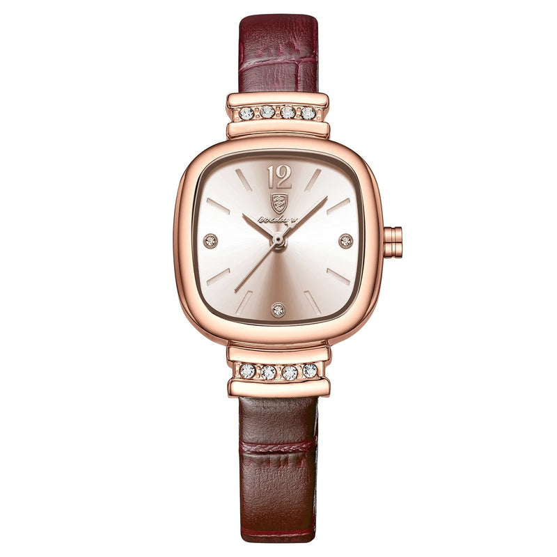 Women's Slim Leather Watch
