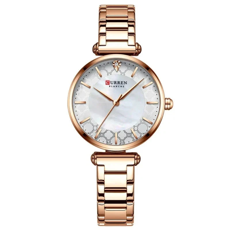 Women's Round Steel Watch