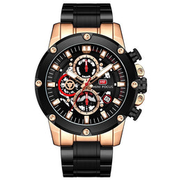 Blue Steel Chronograph Watch