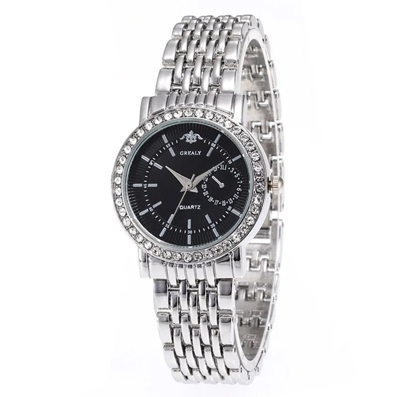 Women's Rhinestone Bezel Watch