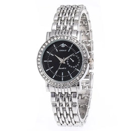 Women's Rhinestone Bezel Watch