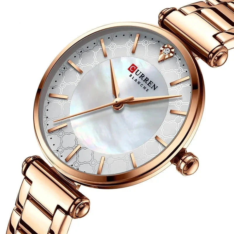 Women's Round Steel Watch