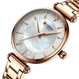 Women's Round Steel Watch