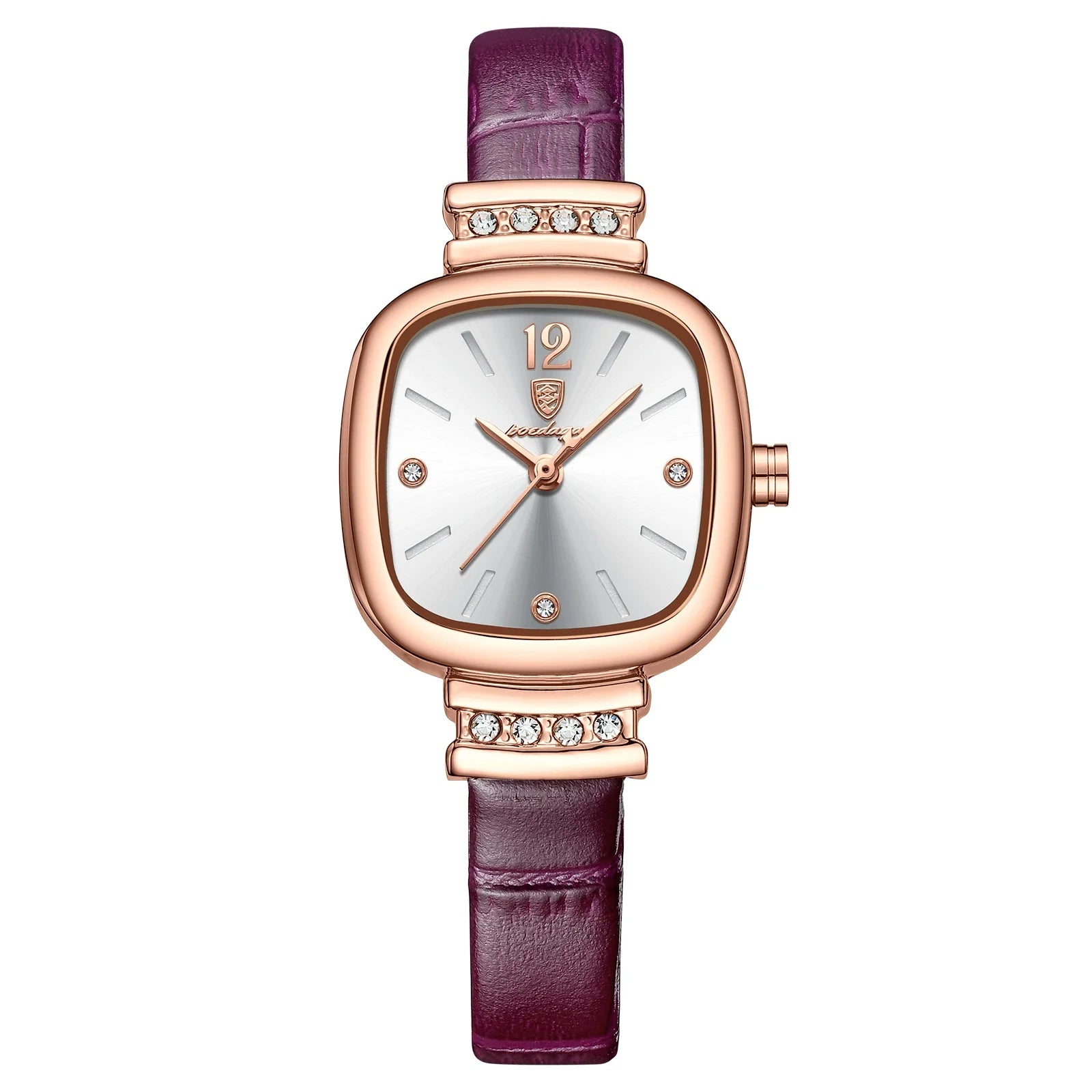 Women's Slim Leather Watch