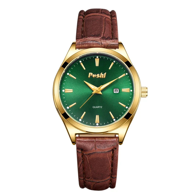 Women's Oversized Leather Watch