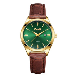 Women's Oversized Leather Watch