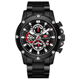 Blue Steel Chronograph Watch