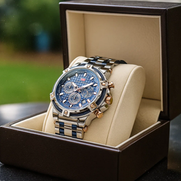Two Tone Chronograph Watch
