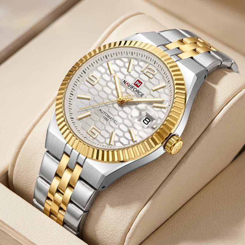 Women's Fluted Bezel Watch