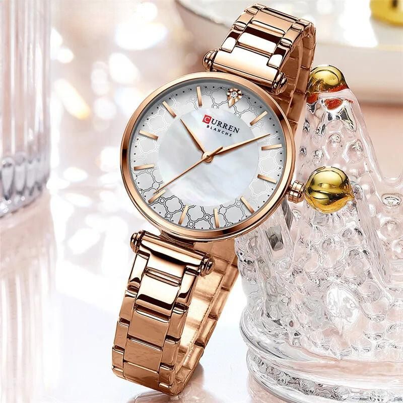 Women's Round Steel Watch