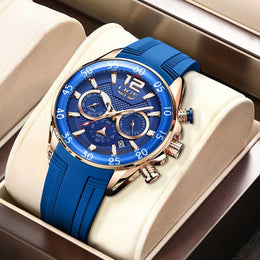 Men's Silicone Chronograph Watch