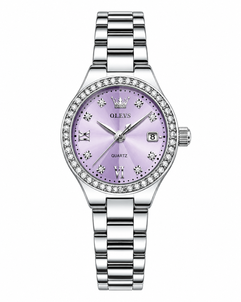 Women's Textured Bracelet Watch