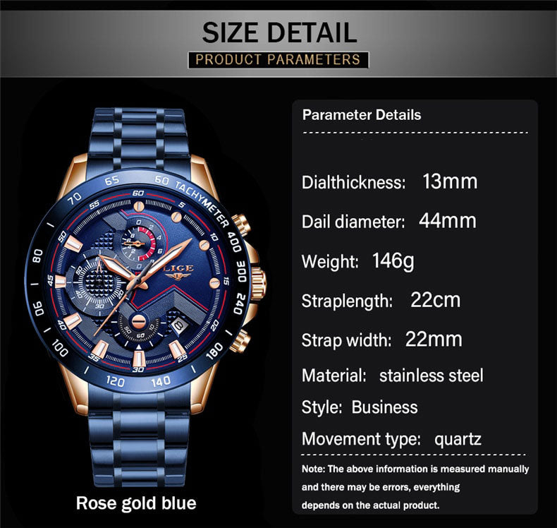 Men's Sports Chronograph Watch