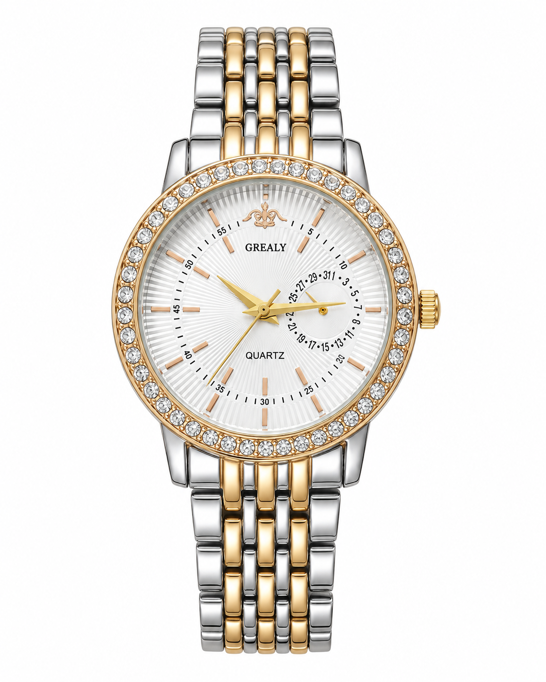 Women's Rhinestone Bezel Watch