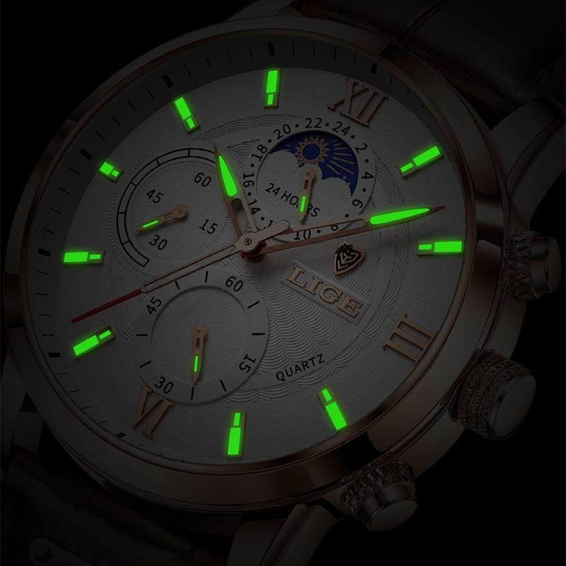 Moon Phase Chronograph Watch