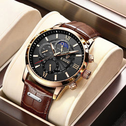 Moon Phase Chronograph Watch