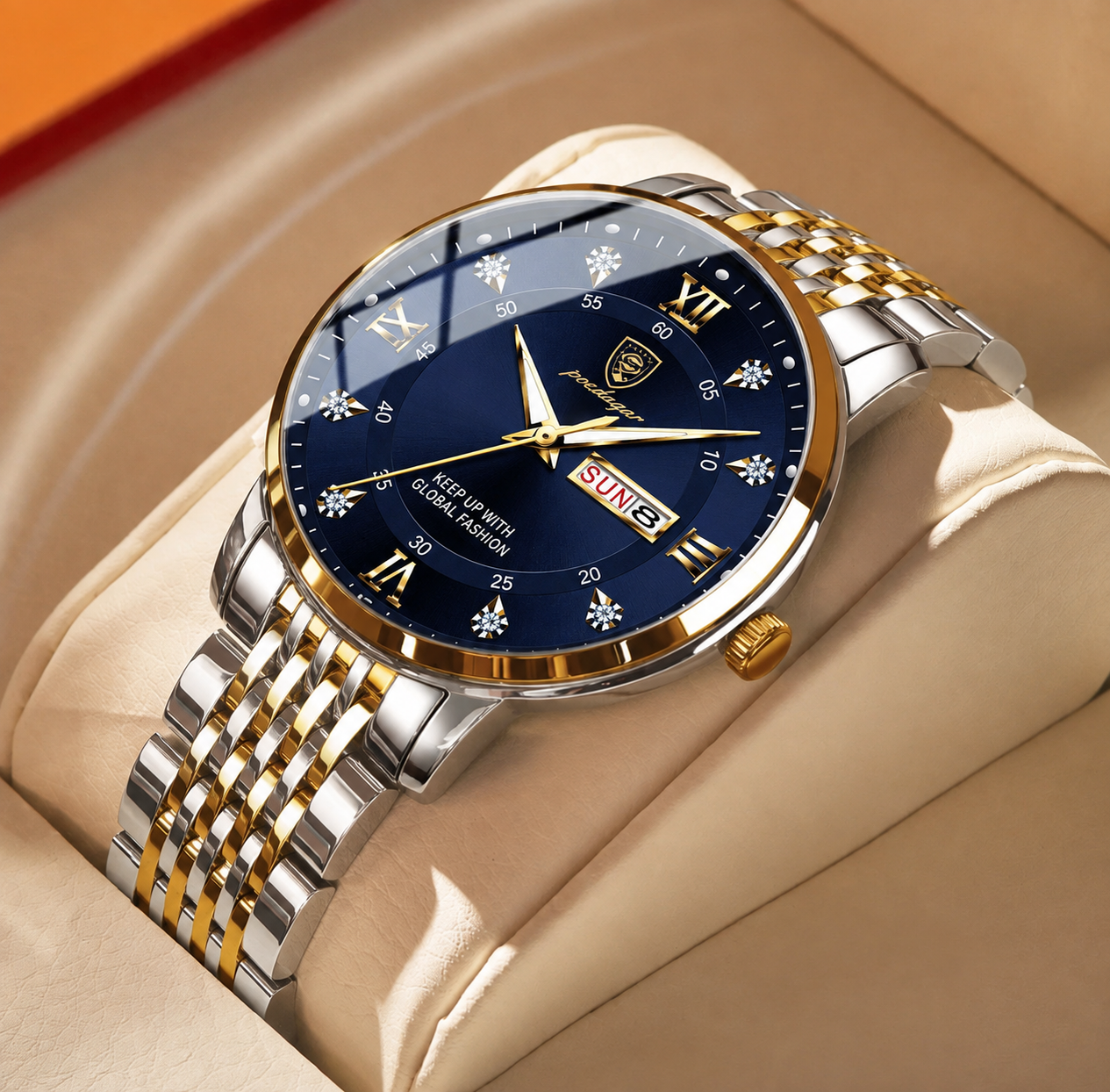Men's Calendar Dress Watch